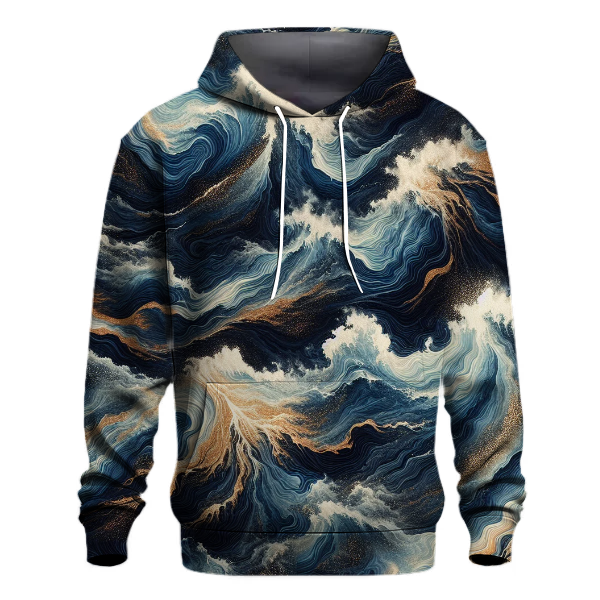 Royal Tidal Wave Hoodie