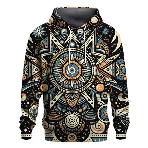 Cosmic Tribal Fusion Hoodie