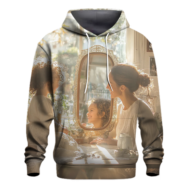 The Reflection of Love A Mothers Guiding Mirror Hoodie