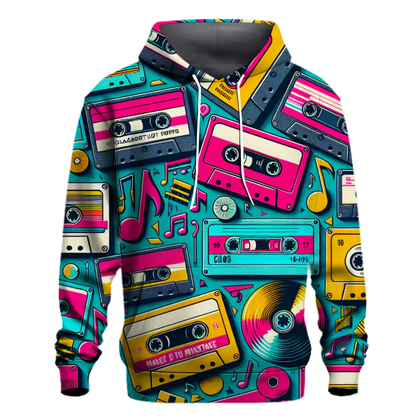 Funky Cassette Art Hoodie