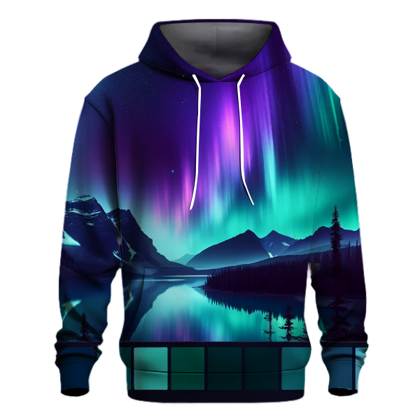 Majestic Aurora Landscapes Hoodie