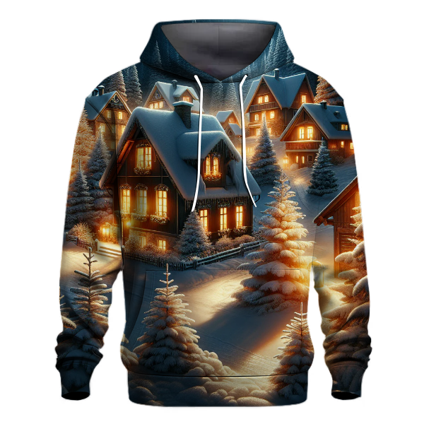 Christmas Candlelight Village Hoodie
