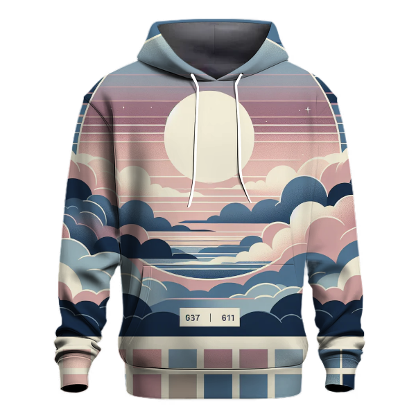 Dusk Serenity Tie-dye Hoodie