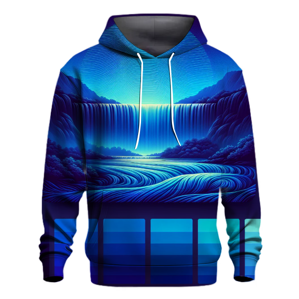 Indigo Cascade Hoodie