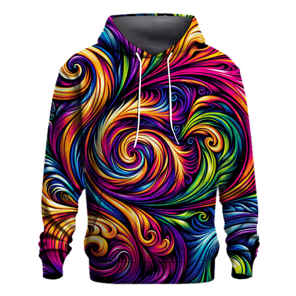 Vibrant Acid Trip Hoodie