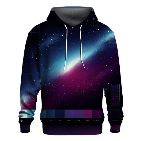 Cosmic Midnight Wave Hoodie