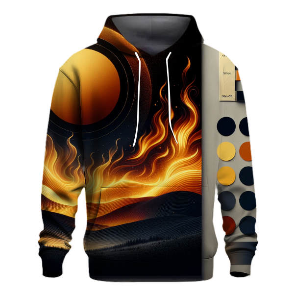 Golden Ember Horizon Hoodie
