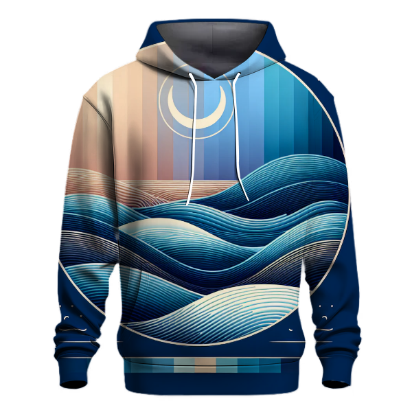 Crescent Wave Whisper Hoodie
