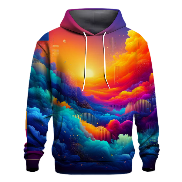 Bold Spectrum Splash Hoodie