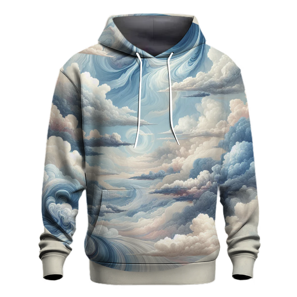 Ethereal Clouds Tie-Dye Hoodie