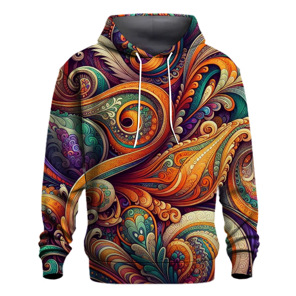 Groovy Paisley Pulse Hoodie