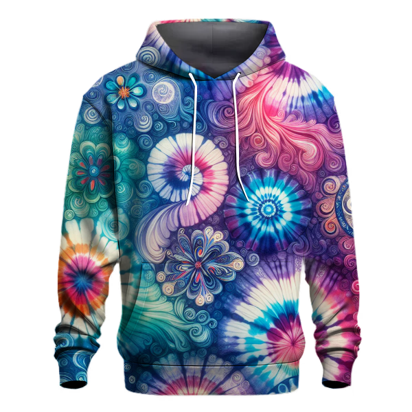 Retro Tie Dye Bliss Hoodie
