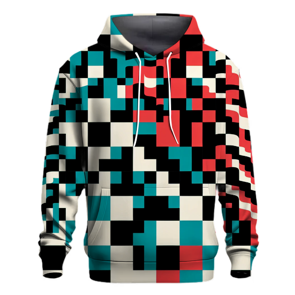 Retro Checkerboard Bliss Hoodie