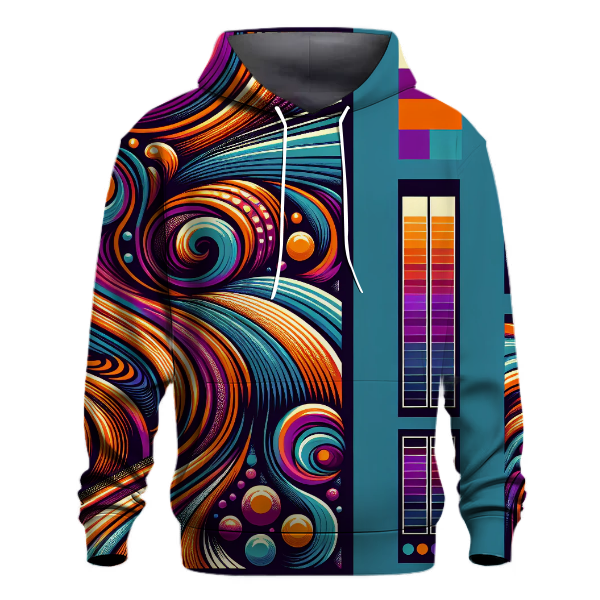 Retro 70s Groove Hoodie