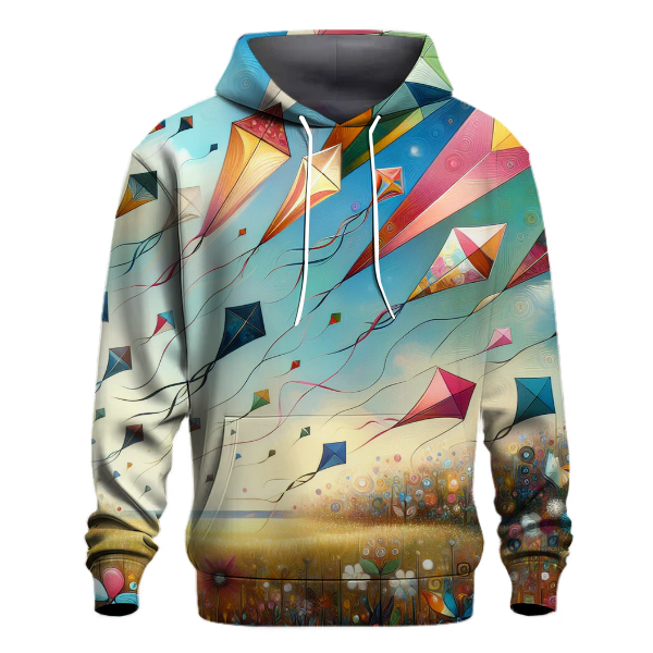 Whimsical Kite Soar Hoodie
