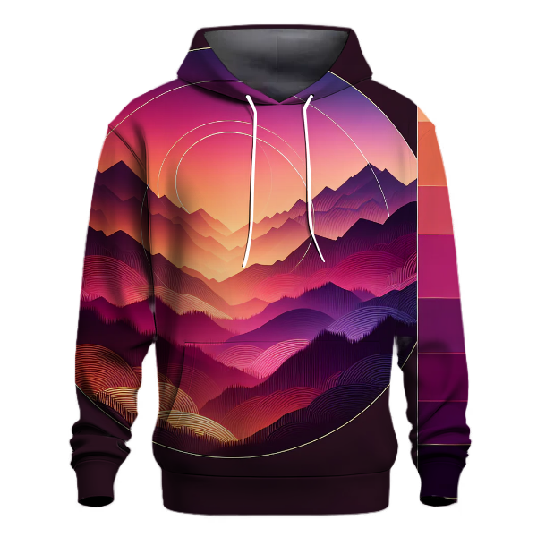 Mystical Mountain Hues Hoodie