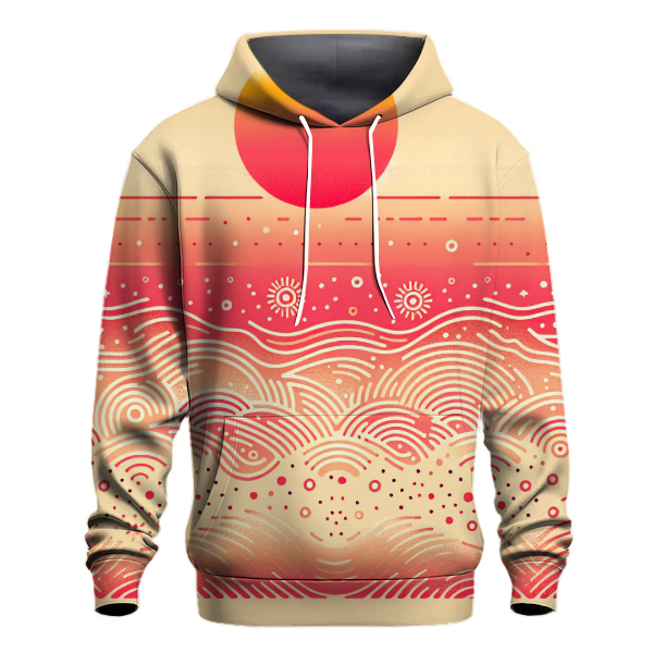 Sunset Coral Hoodie