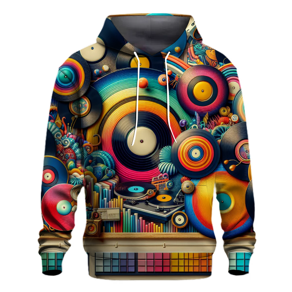 Colorful Vinyl Collection Hoodie