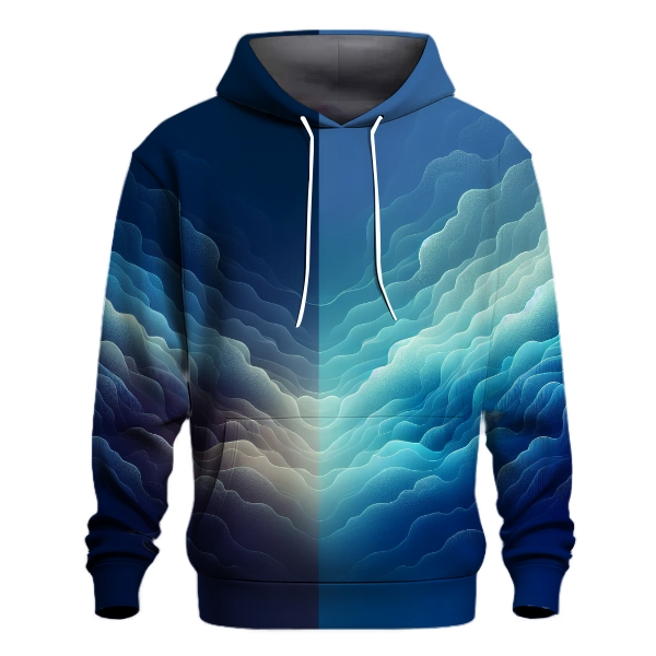 Vibrant Ocean Tide Hoodie