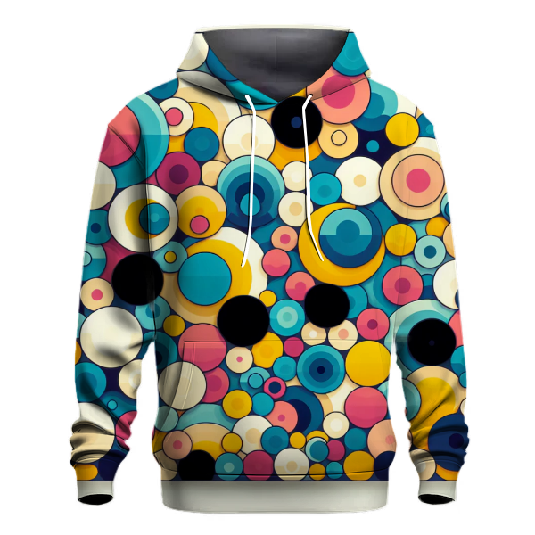 Funky Retro Circles Hoodie