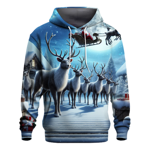 Rooftop Reindeer Hoodie
