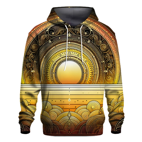 Golden Horizon Gleam Hoodie