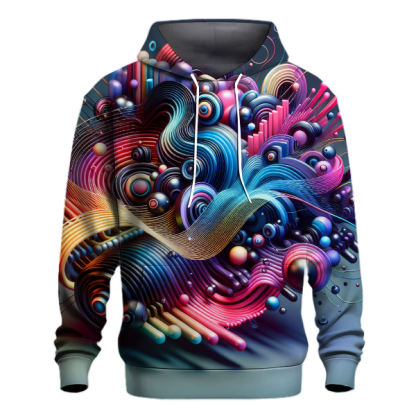 Cyber Synth Waves Hoodie