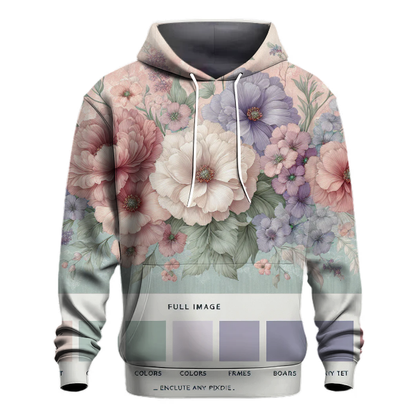 Charming Floral Bloom Tie-Dye Hoodie