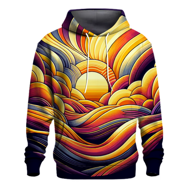 Radiant Sunset Tie-dye Hoodie