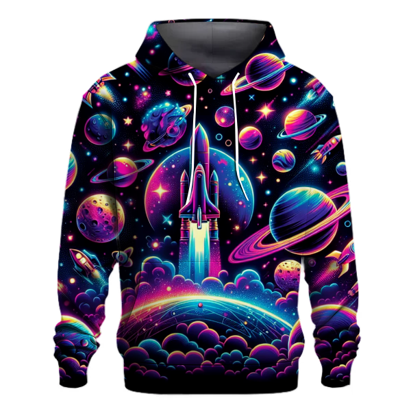 Neon Space Quest Hoodie