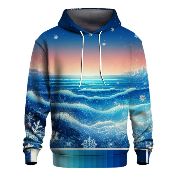 Frozen Glacier Edge Hoodie