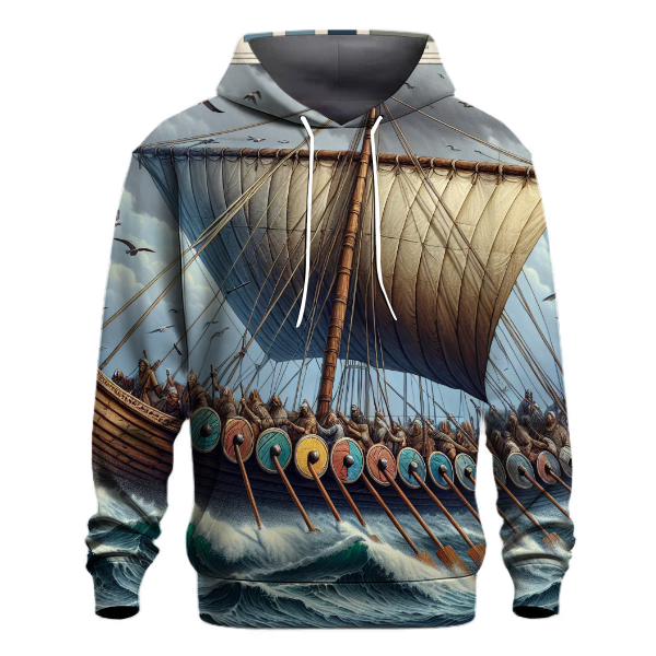 Viking Ship Saga Hoodie