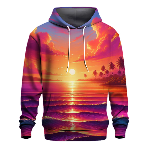 Tropical Sunset Horizon Hoodie