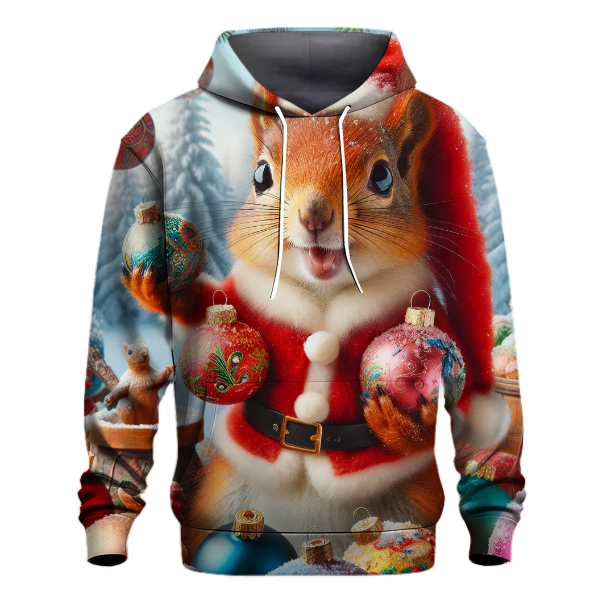 Nutty Christmas Squirrel Hoodie