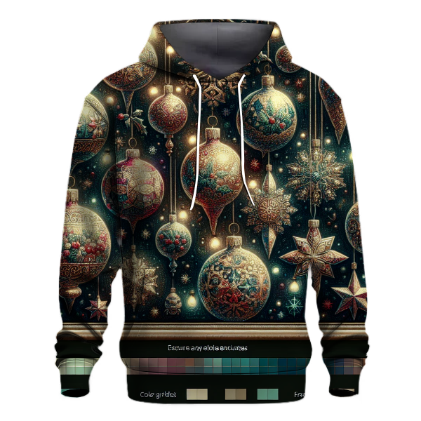 Antique Christmas Ornament Collection Hoodie