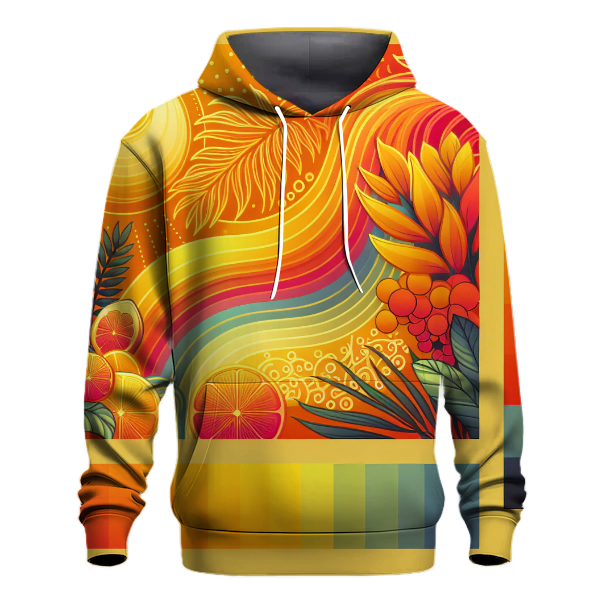 Radiant Citrus Gradient Hoodie