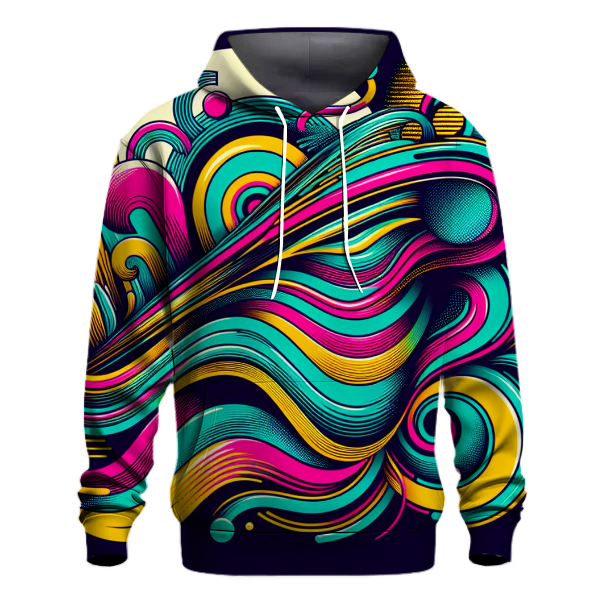 Electric Funky Patterns Hoodie