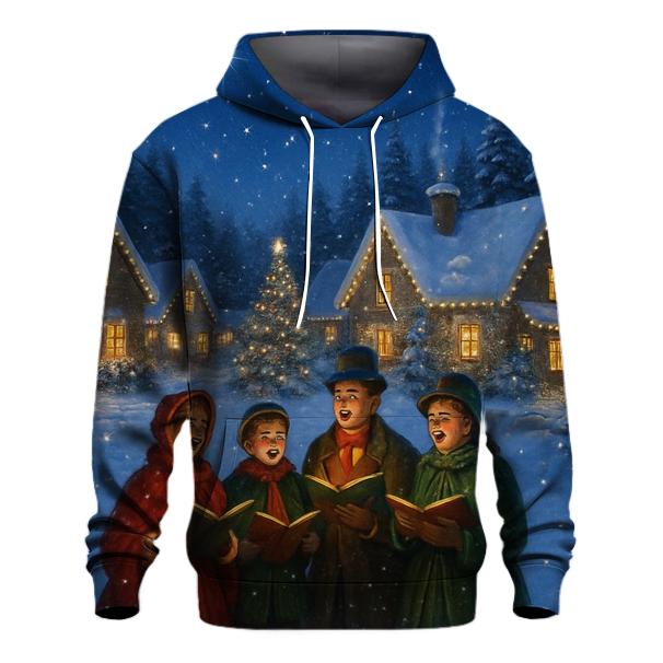 Snowy Village Christmas Adventure Hoodie