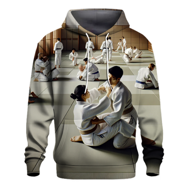 Judo Harmony and Strength Hoodie