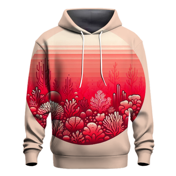 Coral Reef Dip Dye Hoodie