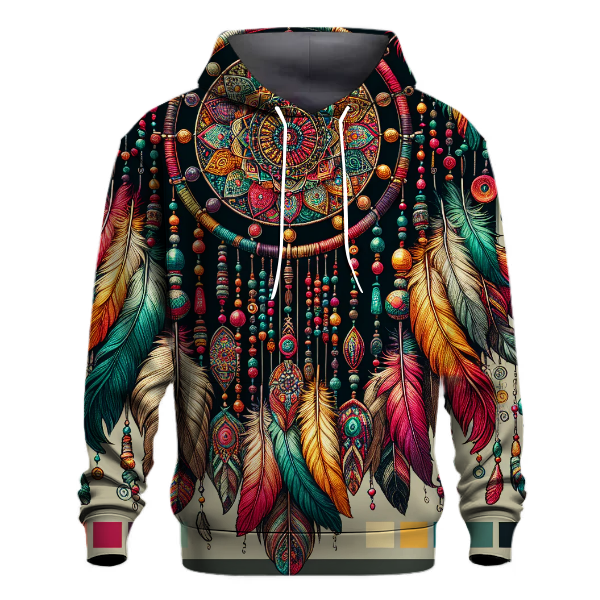 Vibrant Bohemian Dreamcatcher Hoodie