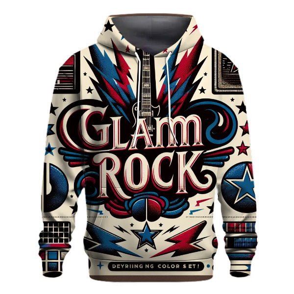 Vintage Glam Rock Hoodie