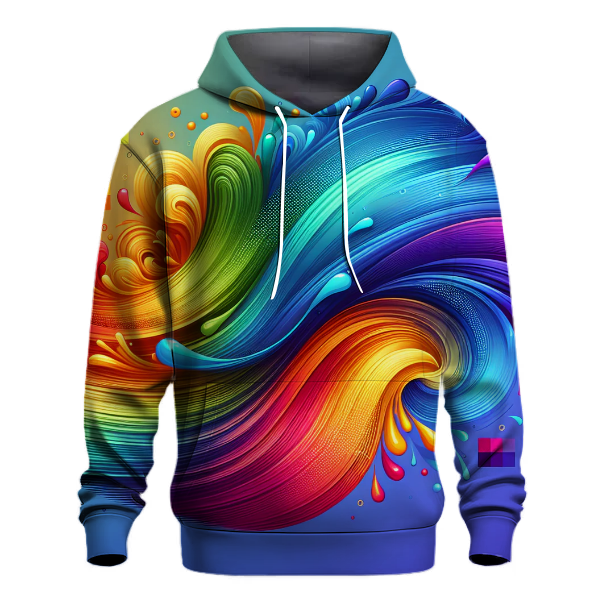 Rainbow Fusion Burst Hoodie