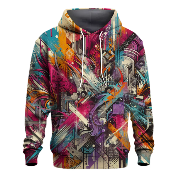 Color Burst Graffiti Hoodie