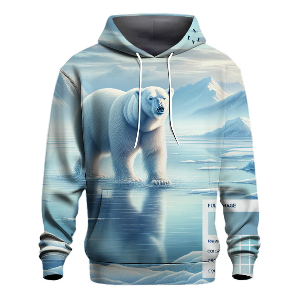 Majestic Polar Bear Serenity Hoodie