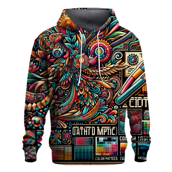 Modern Pixel Art Hoodie