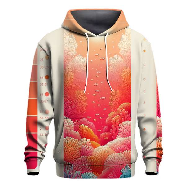 Sunkissed Coral Gradient Hoodie