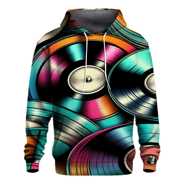 Groovy Vinyl Record Collection Hoodie