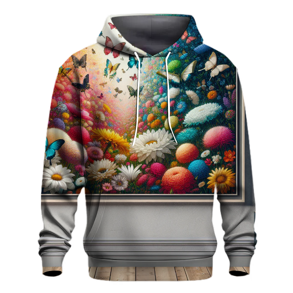 Artful Butterfly Swirls Hoodie