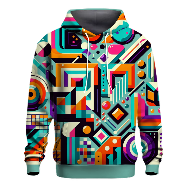 Funky Geometric Expressions Hoodie